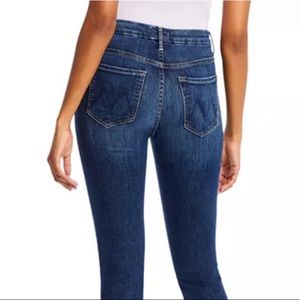 Mother high waisted ankle jeans 25